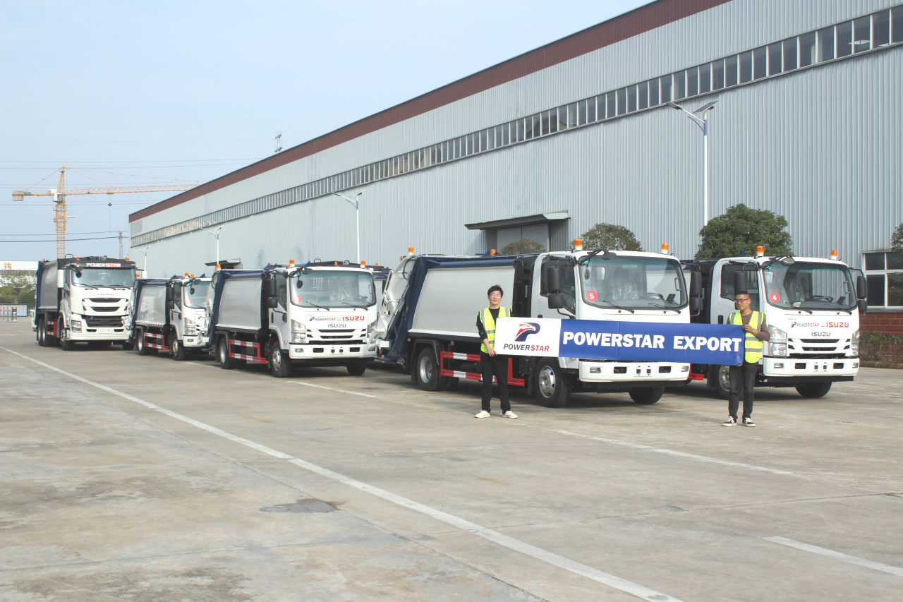 Philippines 12units Isuzu Giga NPR Waste Compactor Trucks for sale