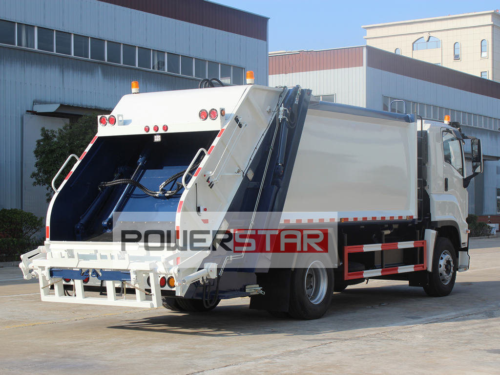 Isuzu garbage removal truck