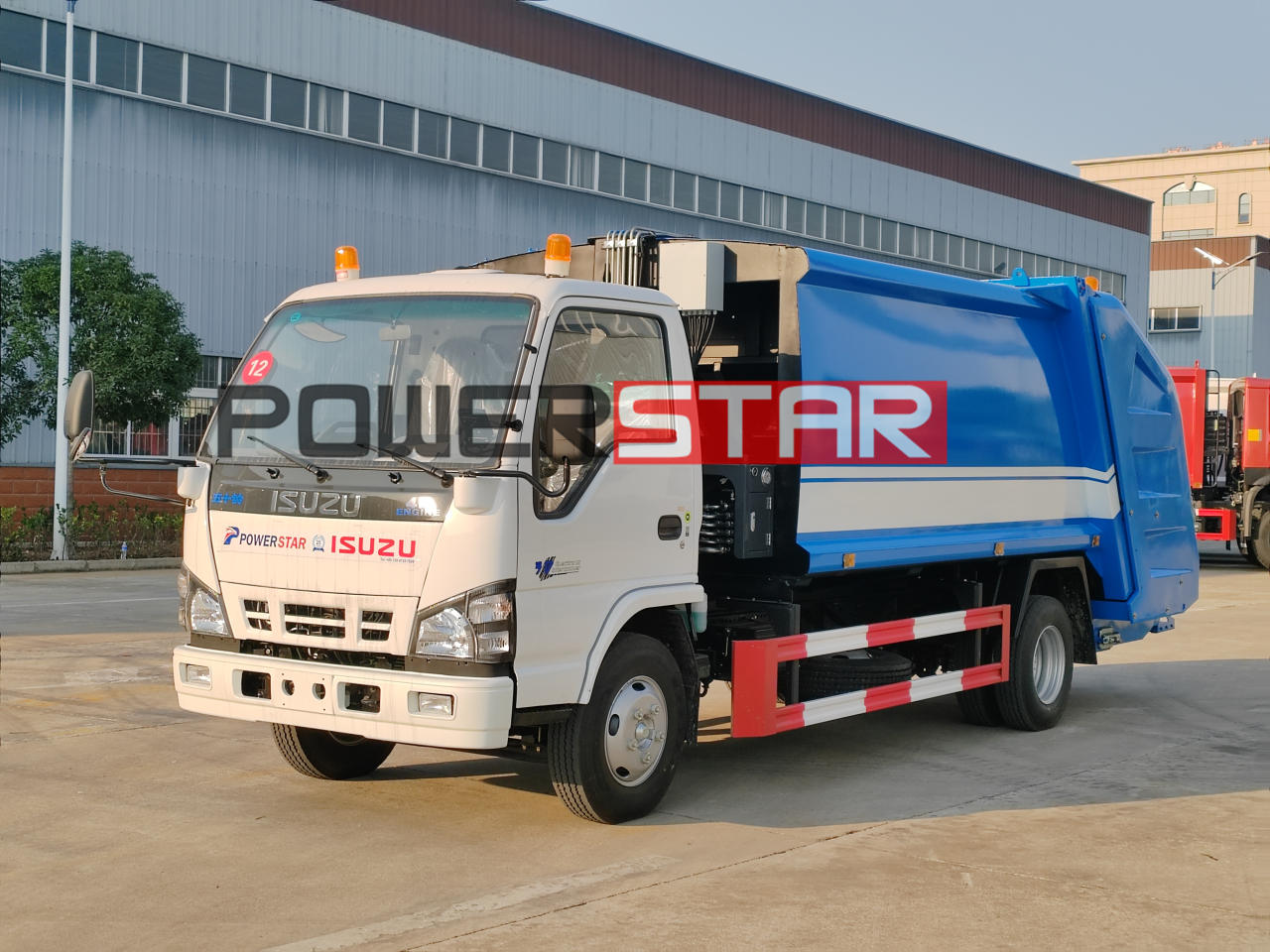 8m3 Isuzu NKR 600P Refuse Rear Loader Truck