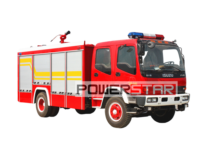 Isuzu FVR dry powder fire truck