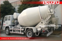 good quality 3cbm 6wheels ELF FTR FVR Isuzu Concrete Truck Mixers