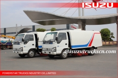 Japanese 5cbm Isuzu Street Sweeping Garbage Truck for sale