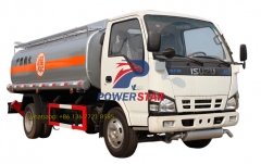 4000L (1,056 US Gallon) 4x2 ISUZU chassis (115HP) Mobile Refueling truck for Light Gasoline/Diesel Delivery