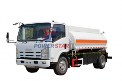 ISUZU 5 Cubic fuel transfer tanks truck