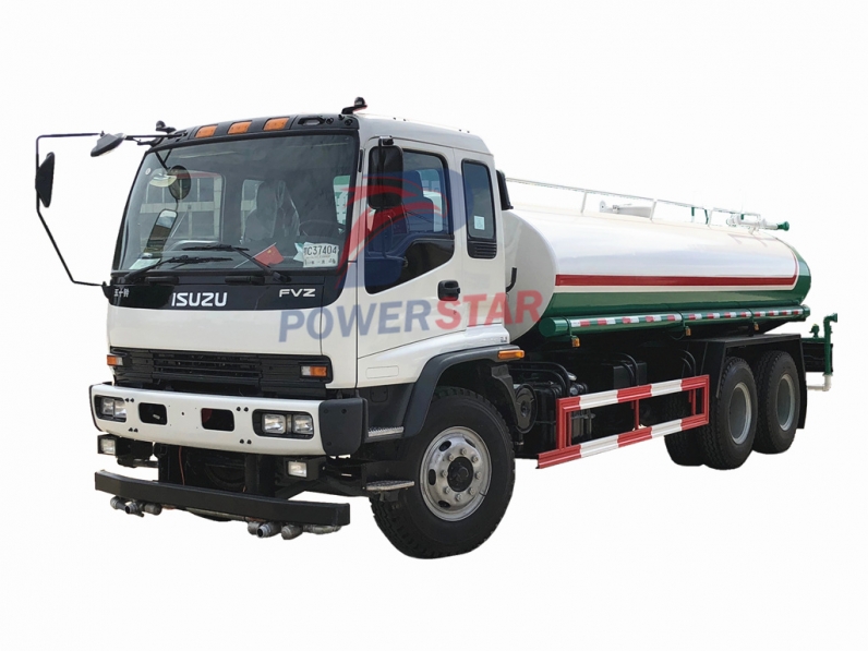 FVZ Sprinkler Water Truck ISUZU 20cbm Spray Sprinkler Street Cleaning Equipment