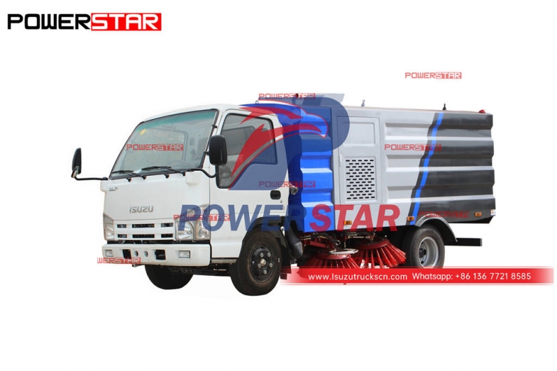 ISUZU NKR/ELF 100P street sweeper truck for sale