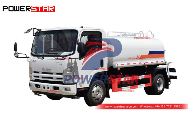 ISUZU ELF 700P 6000 liters stainless steel water bowser exported to Philippines