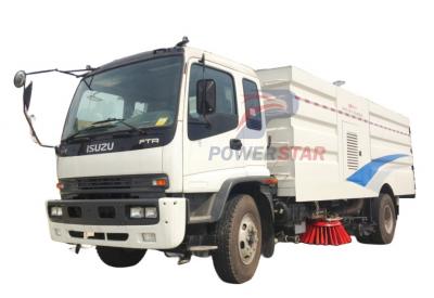 FTR Isuzu vacuum broom road sweeper truck