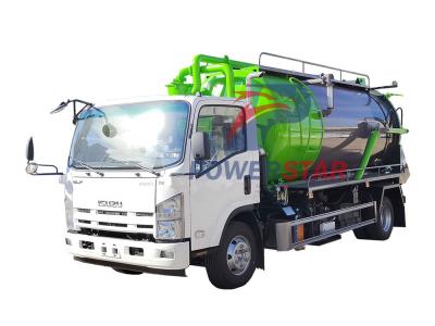 Sierra Leone Isuzu NPR chassis Sewage tanker with Jurop Moro Vacuum Pump