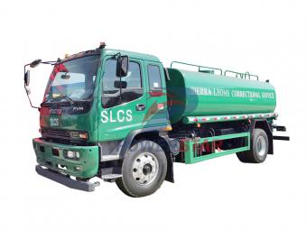 ISUZU FVR water tanker truck for Sierra Leone