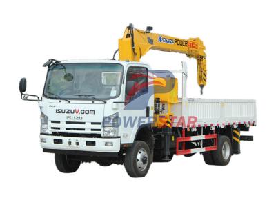 ISUZU boom crane trucks for Philippines