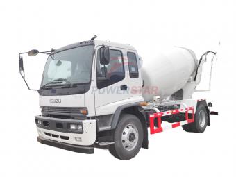 Philippines ISUZU FTR Concrete Transit Mixer Truck