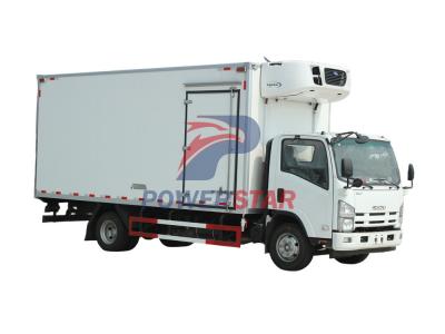 ISUZU freezer van with CARRIER Supra 850