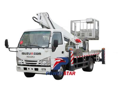 Isuzu 100P 20 m articulated bucket truck