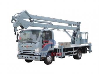 Isuzu KV100 knuckle boom aerial platform truc