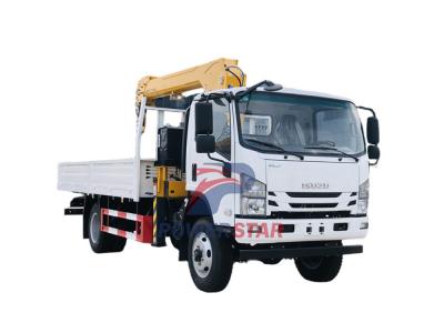 Isuzu 700P 4x4 off road boom crane truck