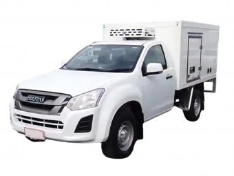 Isuzu mini 4x4 pickup refrigerated van truck for sale