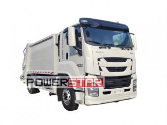 Isuzu 6HK1 engine rear loader garbage truck